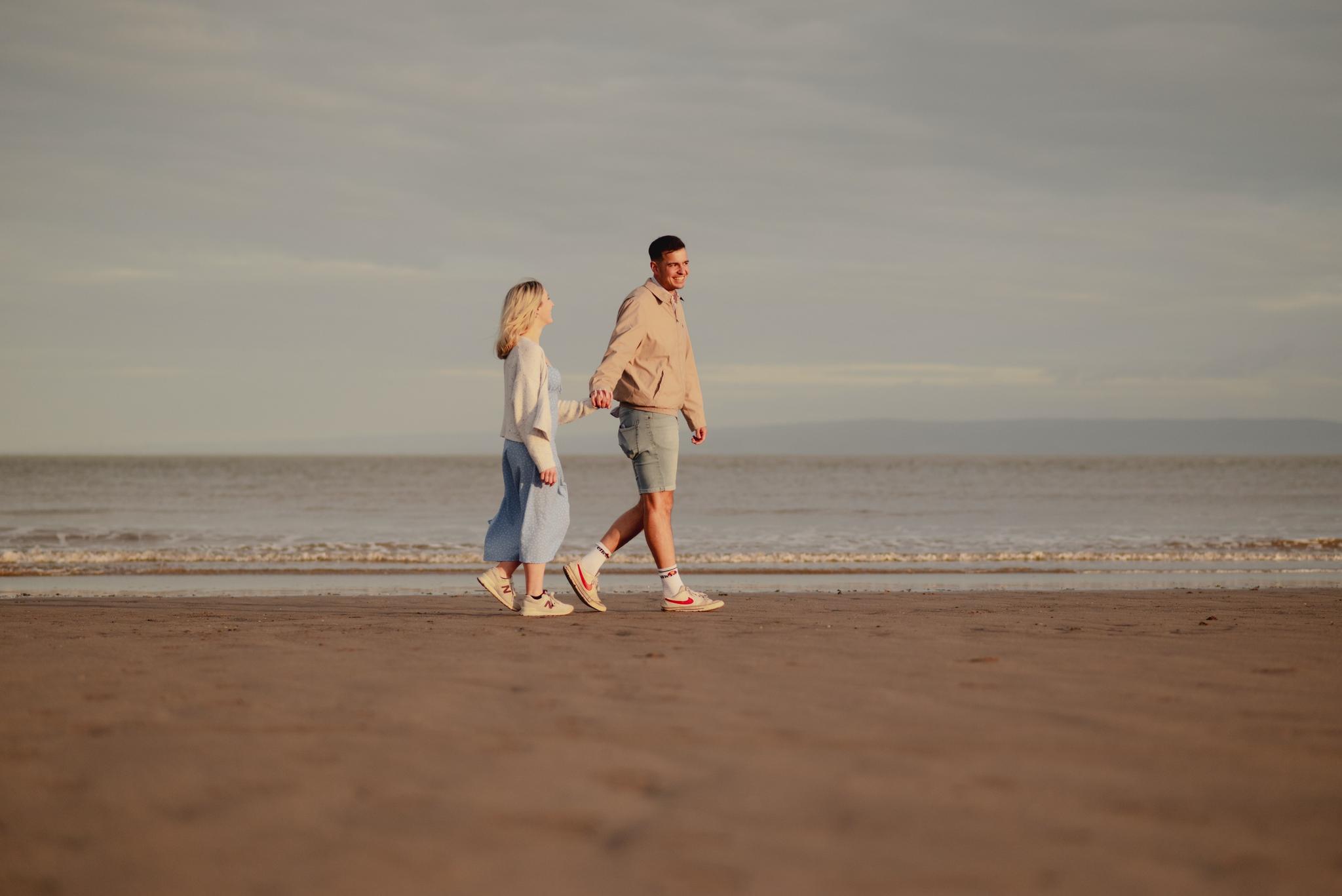 Engagement Session at Barry Island